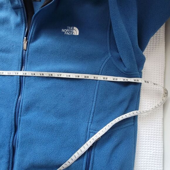 The North Face Mens full zip fleece Blue Jacket size XL - Picture 4 of 13